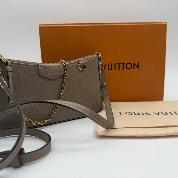 Louis Vuitton Easy Pouch on Strap in Turtle Dove - Picture 1 of 17